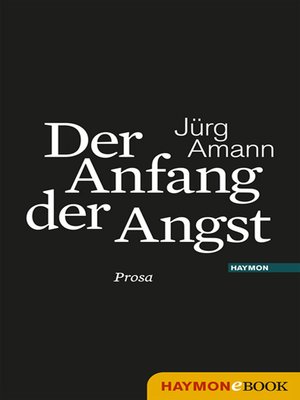 cover image of Der Anfang der Angst
